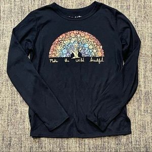 Mudd Black Long Sleeve Top